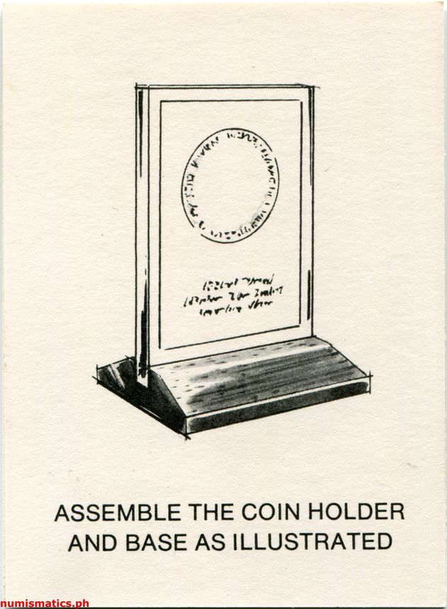 1975 FM 5 Piso Proof Ang Bagong Lipunan Series Coin Literature 1