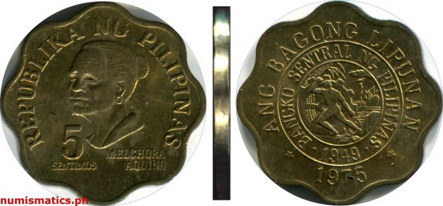 1975 (RM) 5 Sentimos Ang Bagong Lipunan Series Coin