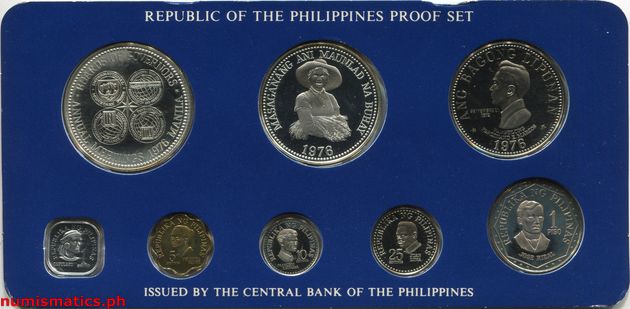 1976 (8) Proof Coin Set Obverse