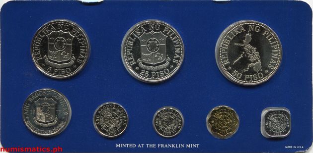 1976 (8) Proof Coin Set Reverse