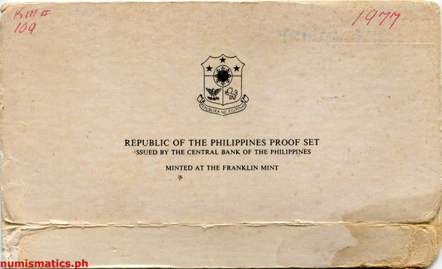 1977 (8) Coin Set Cover
