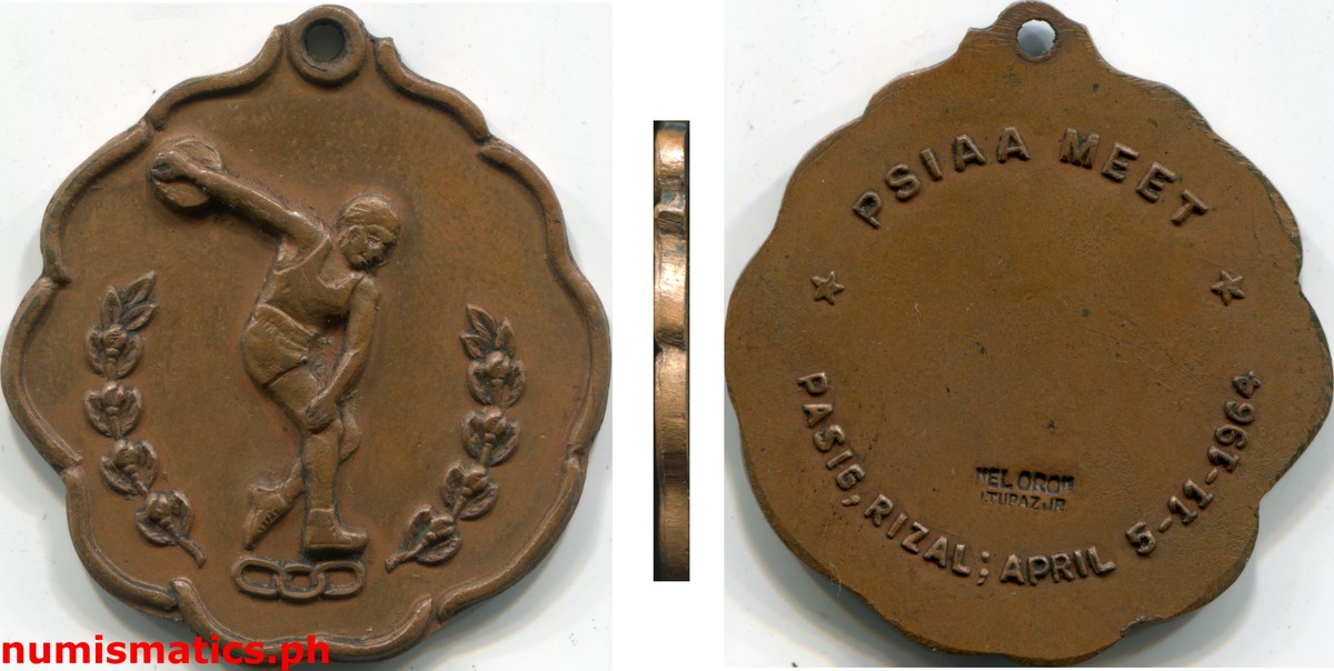 1964 PSIAA Meet Medal