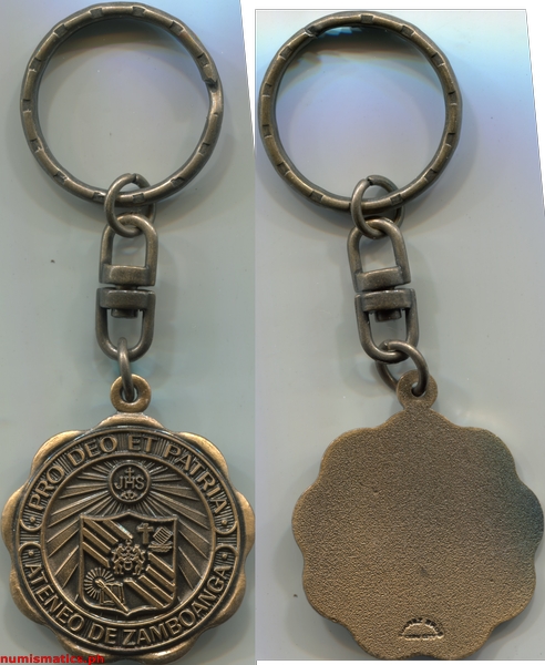 Ateneo de Zamboanga Medal Keychain