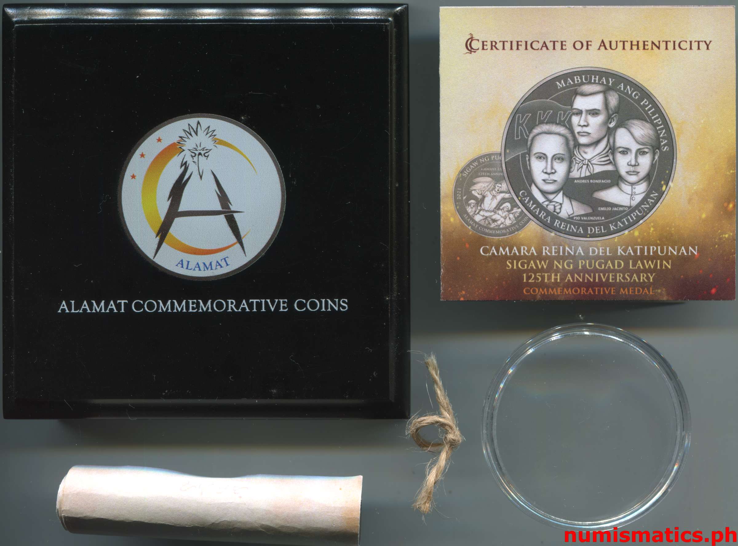 2021 Camara Reina Del Katipunan - Sigaw ng Pugad Lawin Medal A000232 Packaging