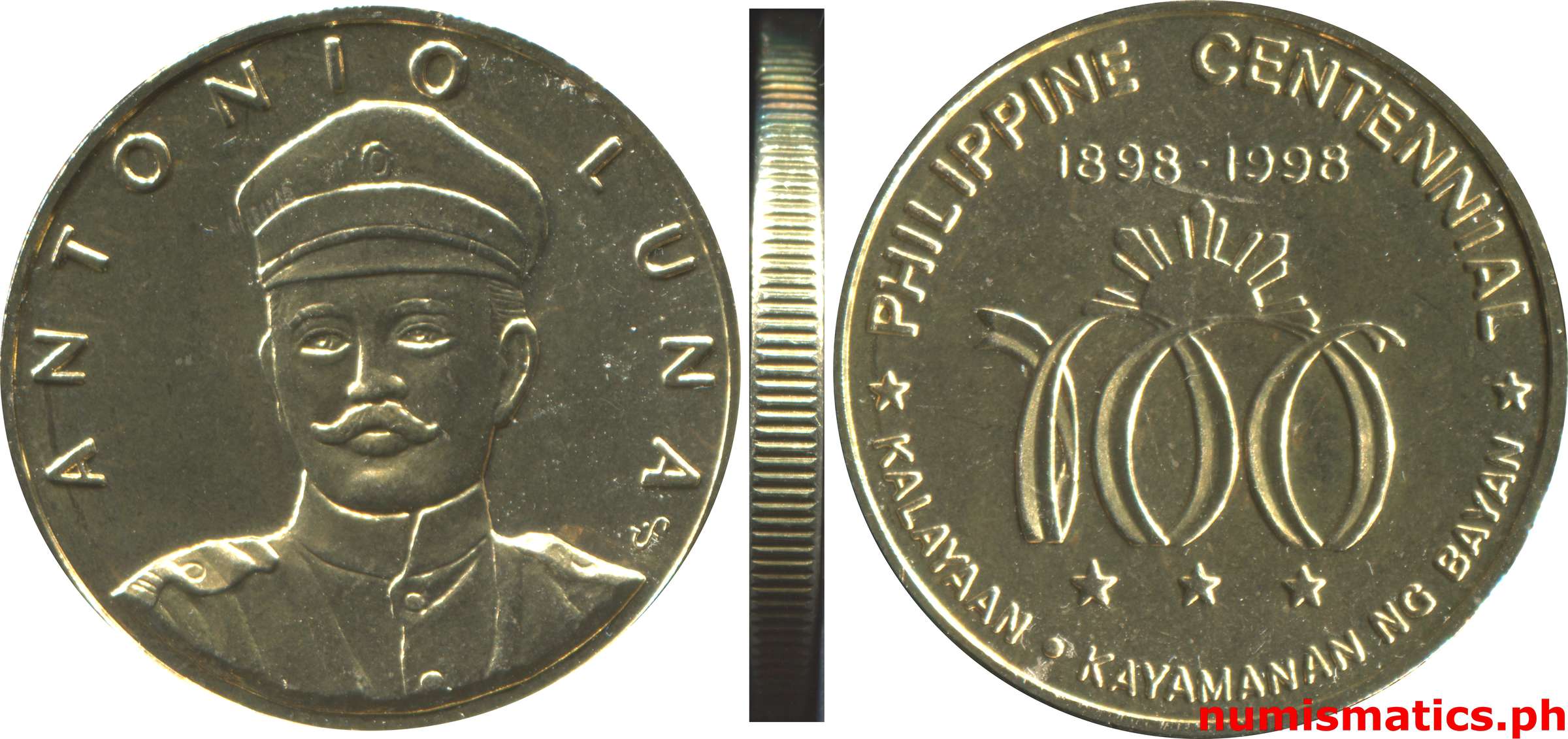 1998 Heroes Commemorative Coin Collection Antonio Luna