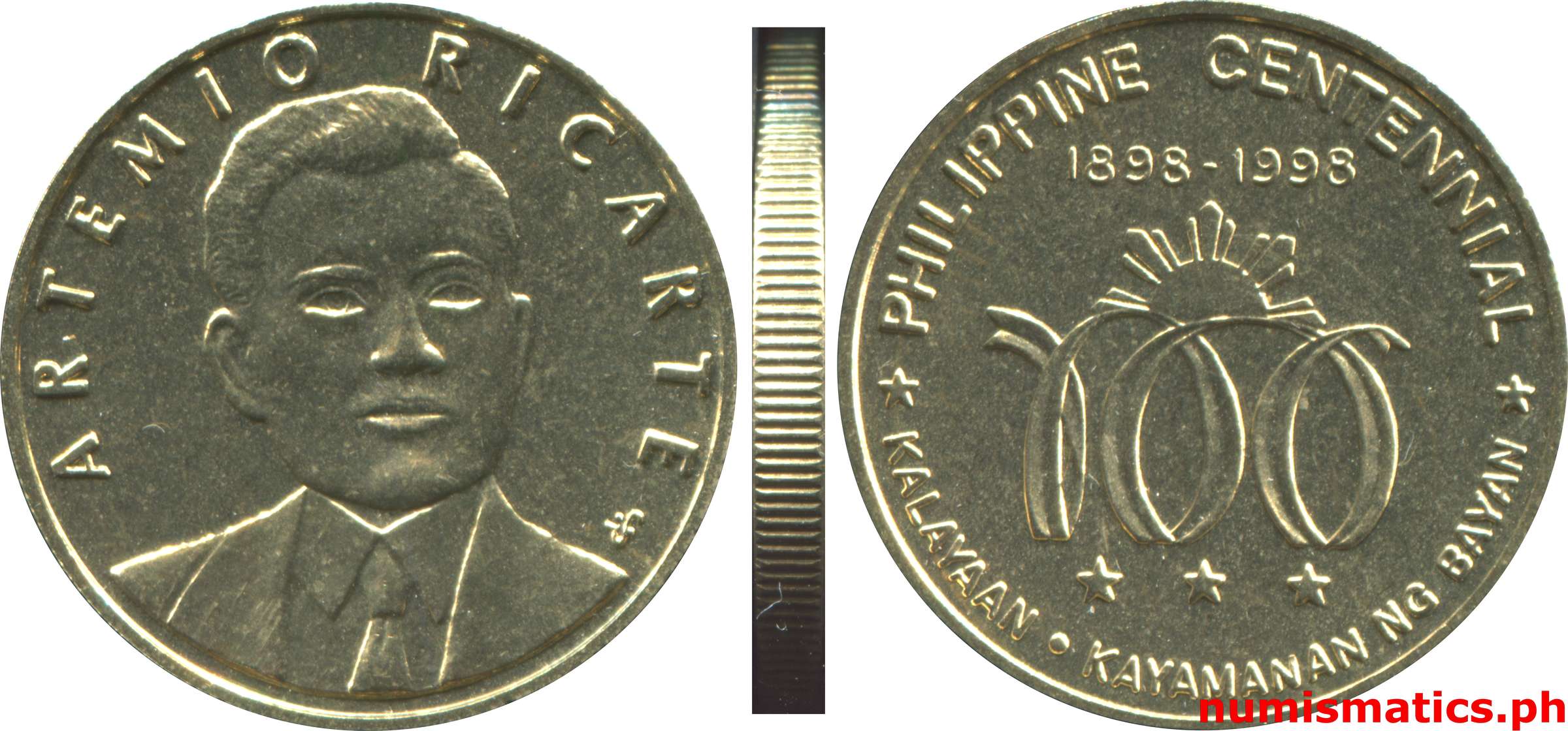 1998 Heroes Commemorative Coin Collection Artemio Ricarte