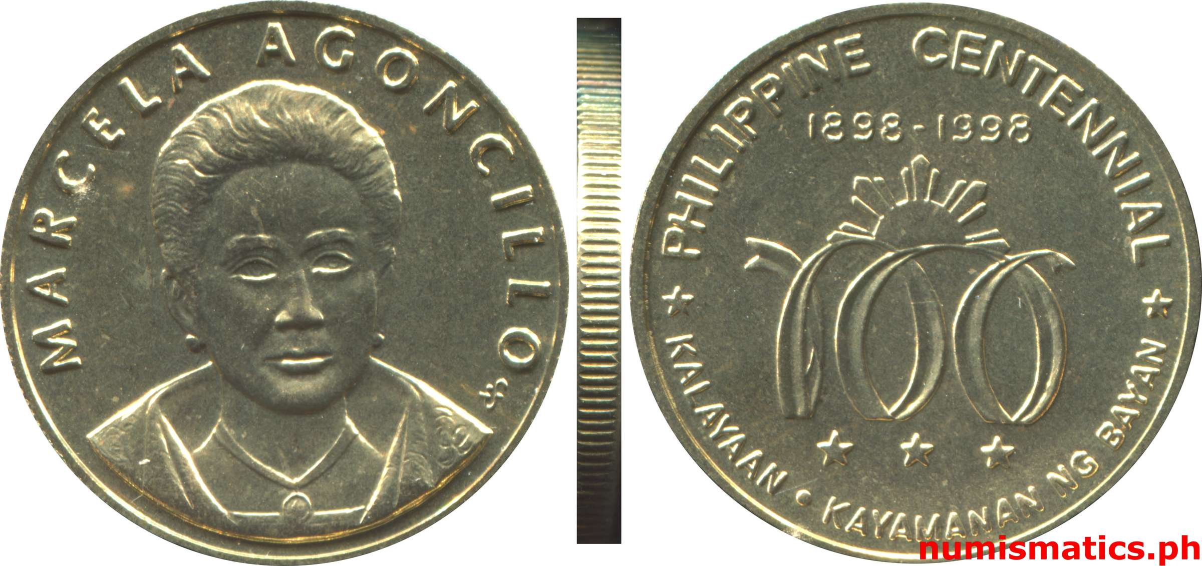 1998 Heroes Commemorative Coin Collection Marcela Agoncillo
