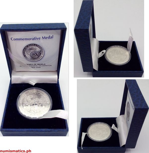 2009 Ateneo de Manila Sesquicentennial Celebration Medal Box Open