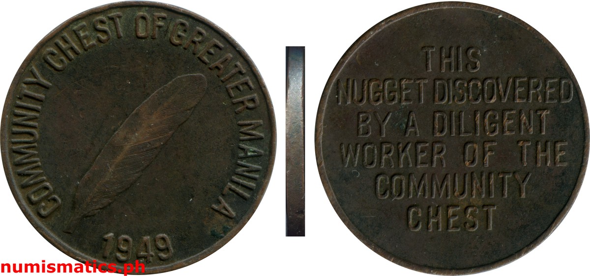 1949 Community Chest of Greater Manila Medal