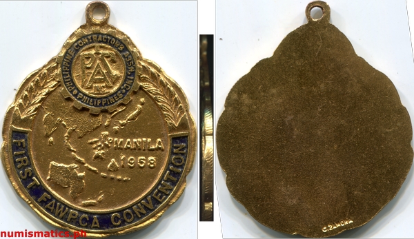 1958 First FAWPCA Convention Medal
