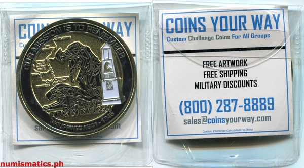 Filipino-American Memorial Endowment Challenge Coin Sleeve