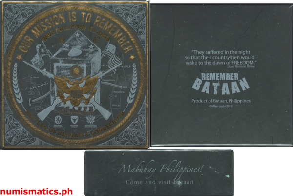 (2019) Remember Bataan Silver Colored Box Medal