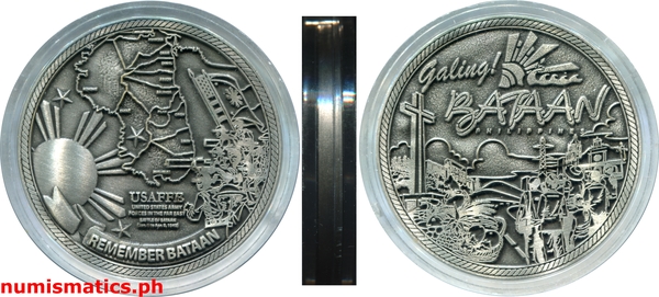 (2019) Remember Bataan Silver Colored with Capsule Medal