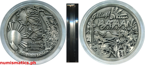 (2019) Remember Bataan Silver Colored with Capsule Medal