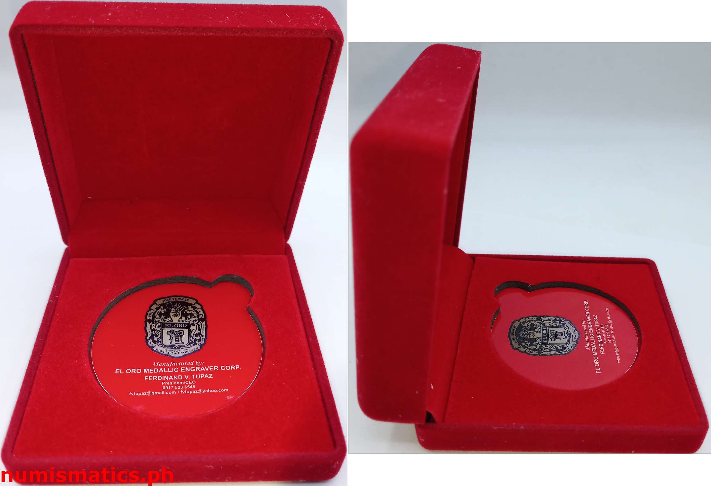 2022 President Ferdinand Romualdez Marcos Jr. Inauguration Medal Box 2