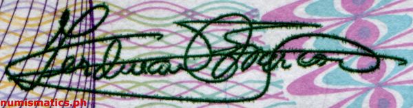 Ferdinand E. Marcos Signature