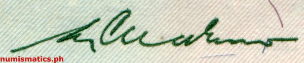 Miguel Cuaderno Sr. Signature