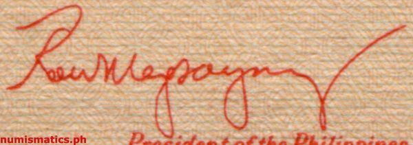 Ramon Magsaysay Signature