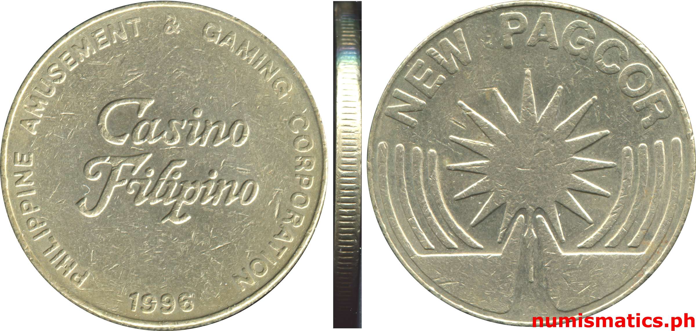 1996 Casino Filipino Token