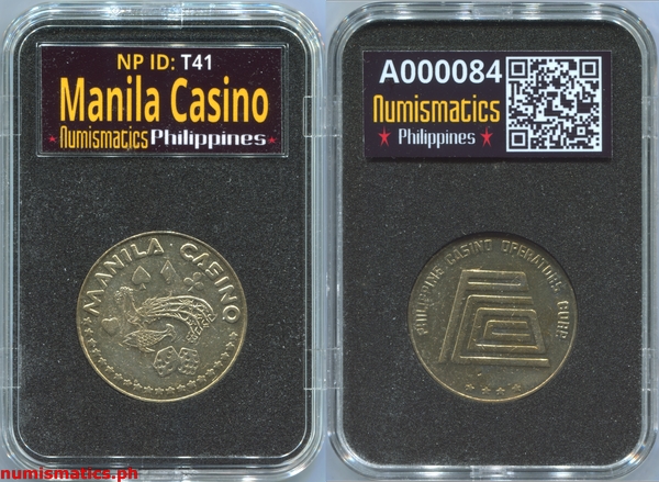 Manila Casino Token A000084 Slab