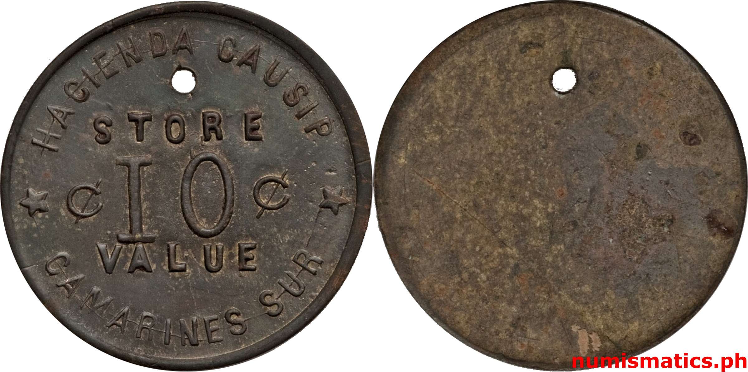 10 Centavos Hacienda Causip Store Camarines Sur Token