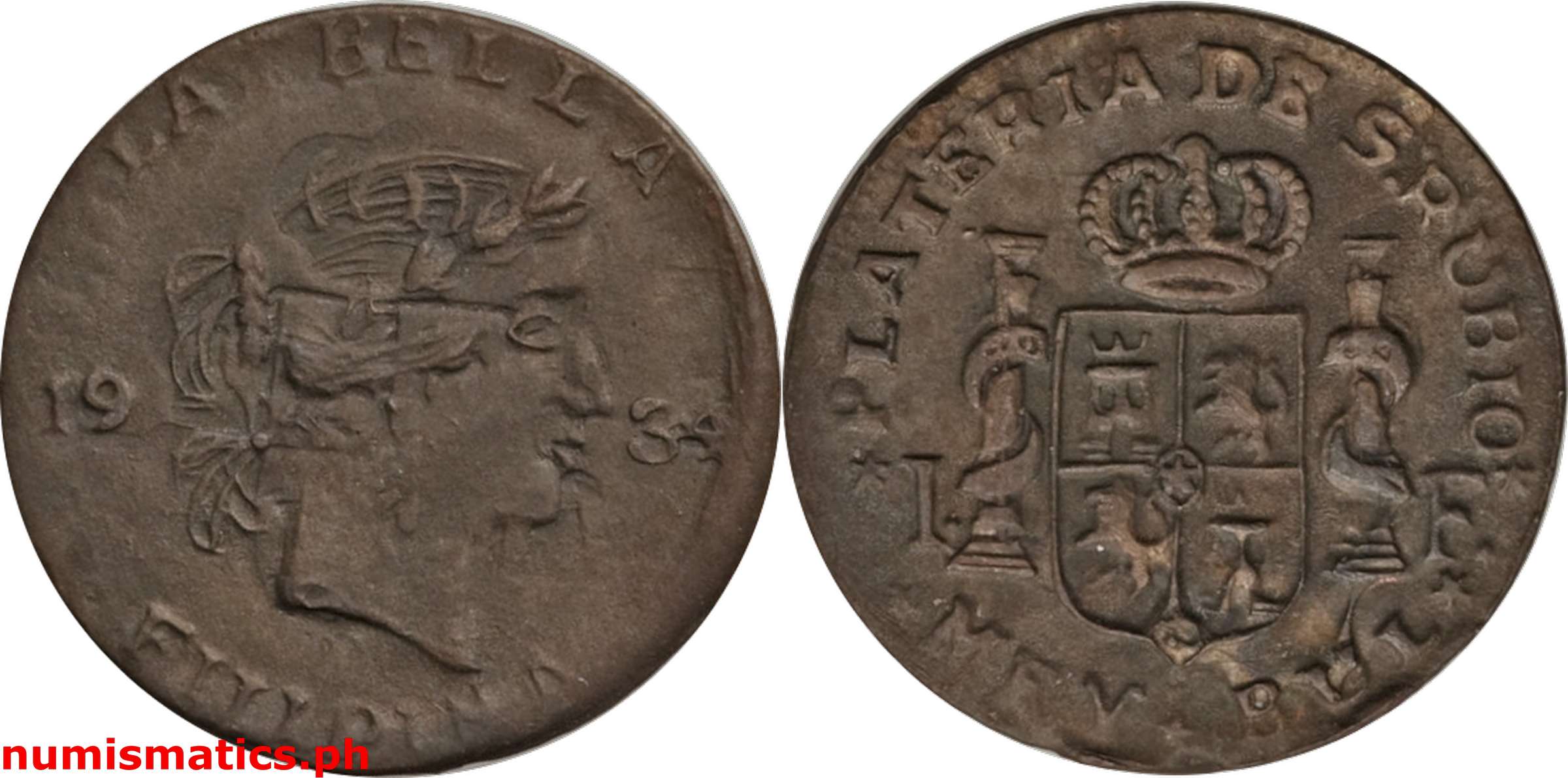 1934 1F La Bella Plateria de S Rubio Advertising Token