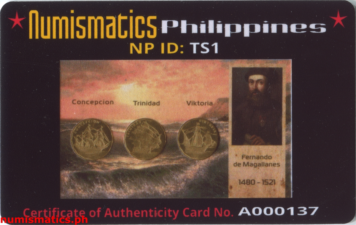 2020 3 Ducados Mactan Blister Pack Fantasy Token A000137 COA Card Obverse