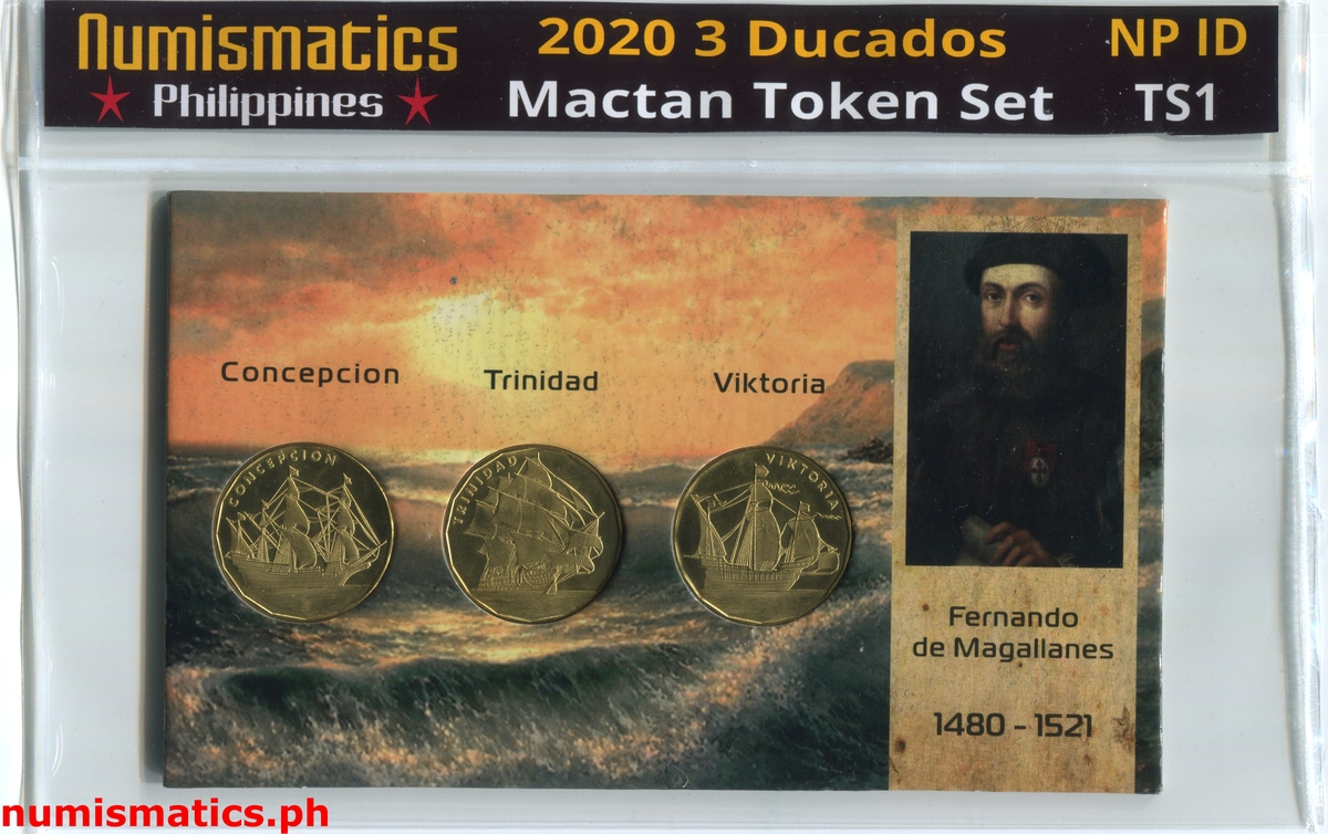 2020 3 Ducados Mactan Blister Pack Fantasy Token A000137 Slab Obverse