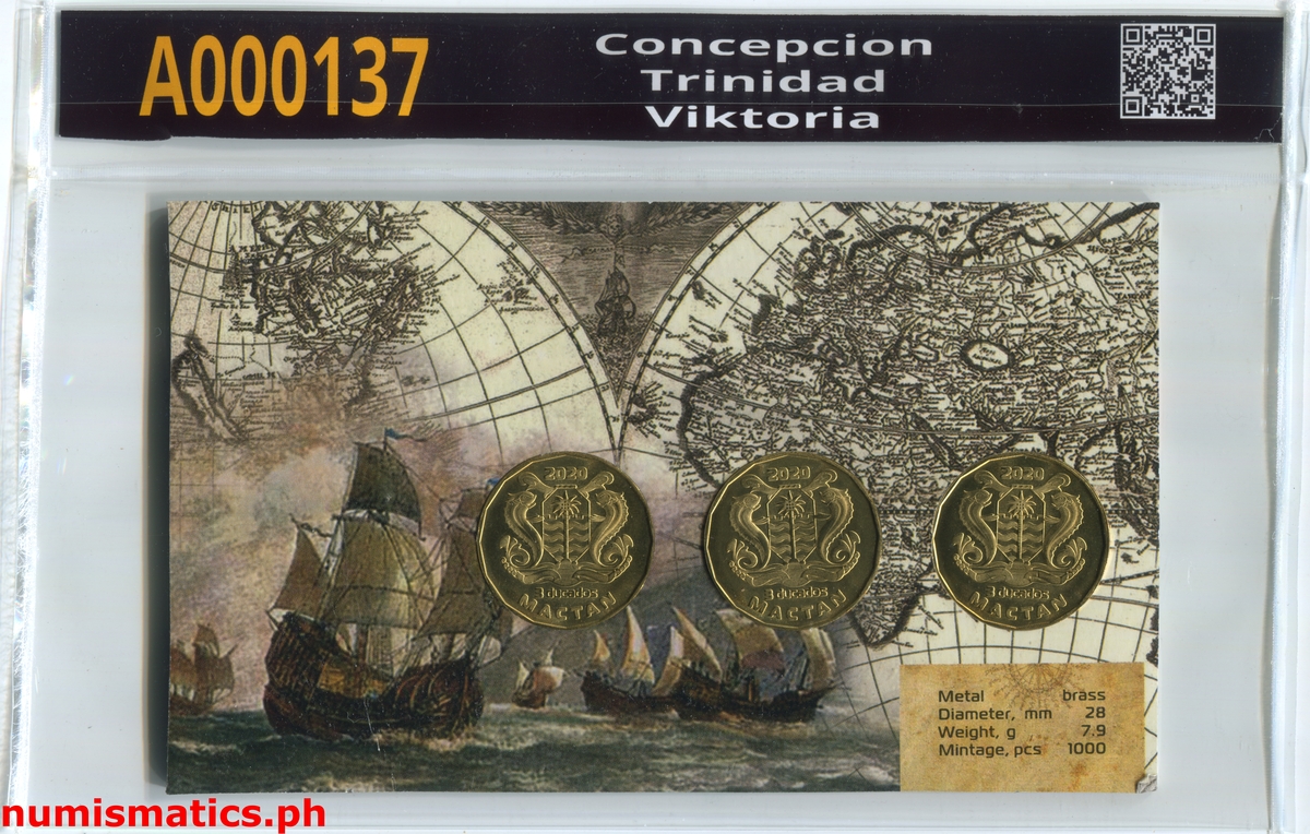 2020 3 Ducados Mactan Blister Pack Fantasy Token A000137 Slab Reverse