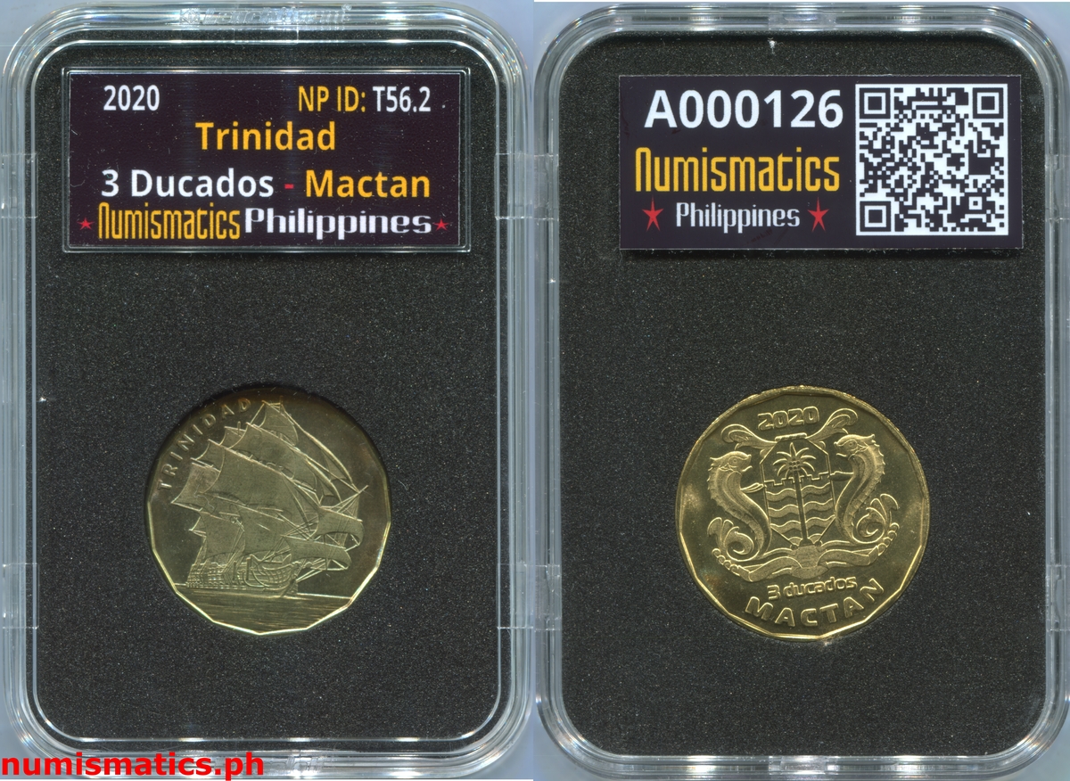 2020 3 Ducados Mactan Trinidad Fantasy Token A000126 Slab