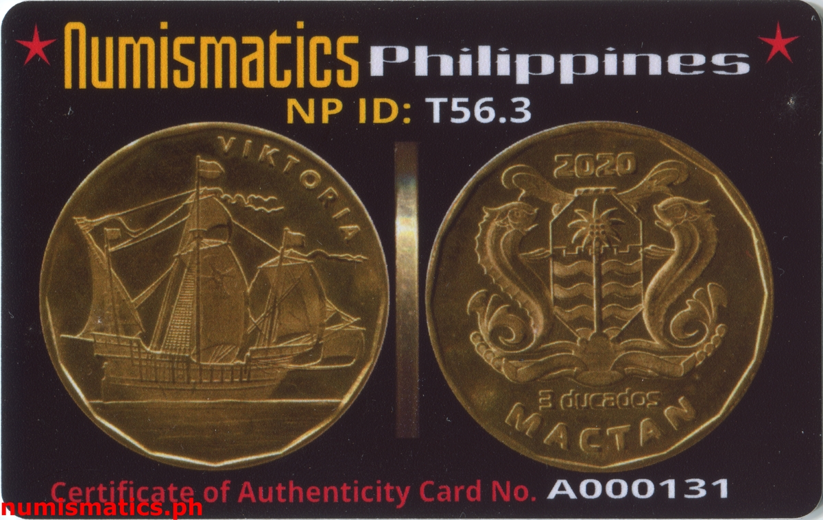 2020 3 Ducados Trinidad Viktoria Fantasy Token A000131 COA Card Obverse