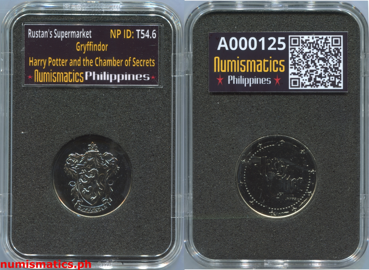 2002 Gryffindor Harry Potter and the Chamber of Secrets Gringotts Token A000125 Slab