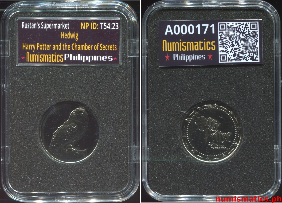 2002 Hedwig Harry Potter and the Chamber of Secrets Gringotts Token A000171 Slab