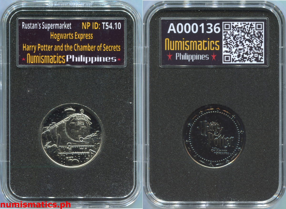 2002 Hogwarts Express Harry Potter and the Chamber of Secrets Gringotts Token A000136 Slab