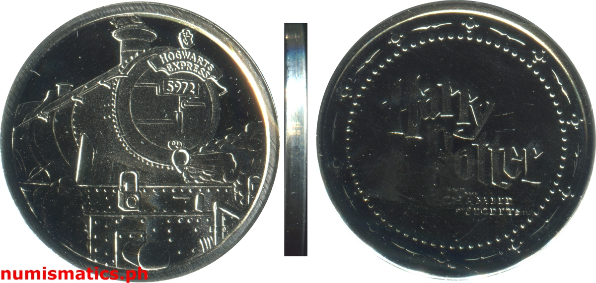 2002 Hogwarts Express Harry Potter and the Chamber of Secrets Gringotts Token