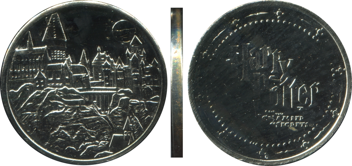 2002 Hogwarts School Harry Potter and the Chamber of Secrets Gringotts Token