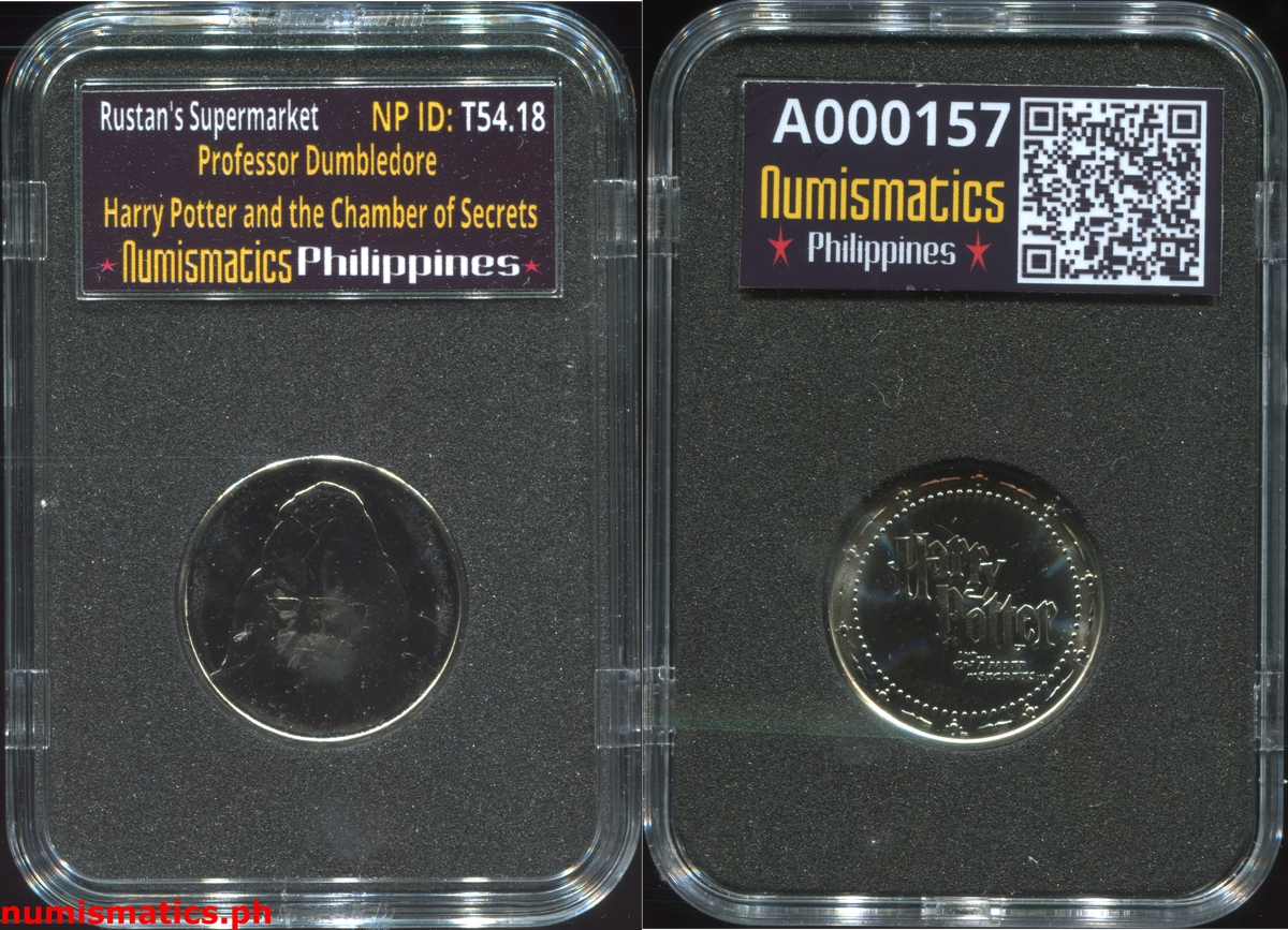 2002 Professor Dumbledore Harry Potter and the Chamber of Secrets Gringotts Token A000157 Slab