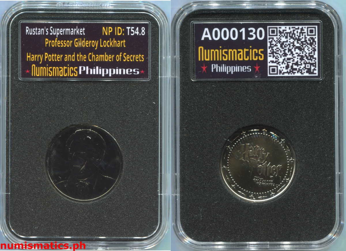 2002 Professor Gilderoy Lockhart Harry Potter and the Chamber of Secrets Gringotts Token A000130 Slab