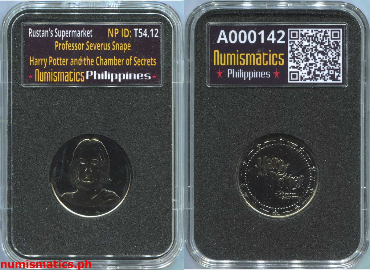 2002 Professor Severus Snape Harry Potter and the Chamber of Secrets Gringotts Token A000142 Slab