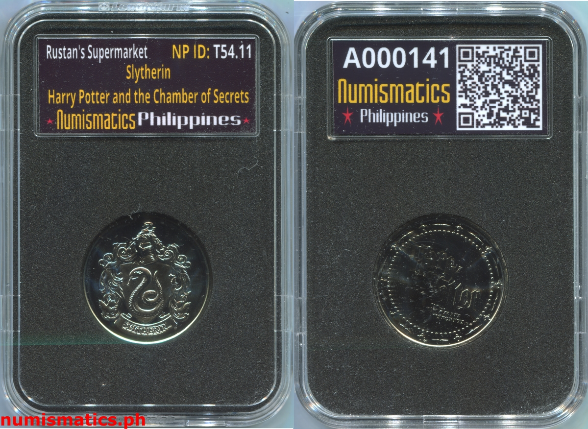 2002 Slytherin Harry Potter and the Chamber of Secrets Gringotts Token A000141 Slab