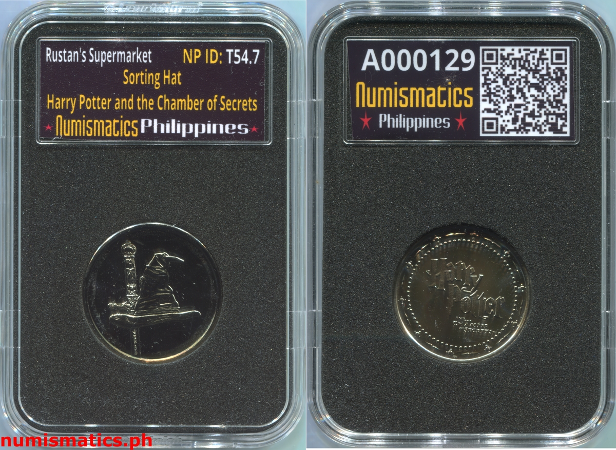 2002 Sorting Hat Harry Potter and the Chamber of Secrets Gringotts Token A000129 Slab